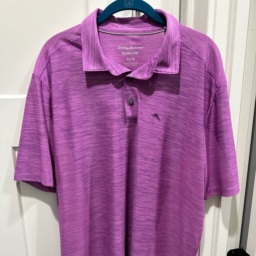 Tommy Bahama polo size XL. Rarely worn.